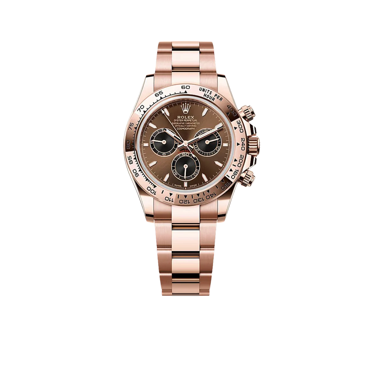 Daytona 40mm Everose Gold Chocolate Dial Mens Watch – Ref. 116505