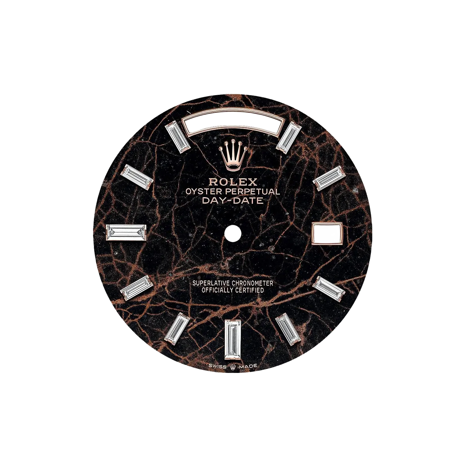 Day Date President 40 mm Everose Gold Eisenkiesel Diamond Dial 228235