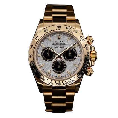 Daytona Cosmograph 40mm Yellow Gold Meteorite Dial 116508-0015