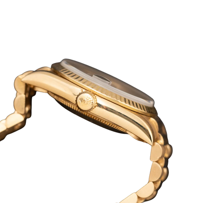 Presidential Rolex Datejust 68278 Fluted Bezel Watch 31mm Diamond Dial