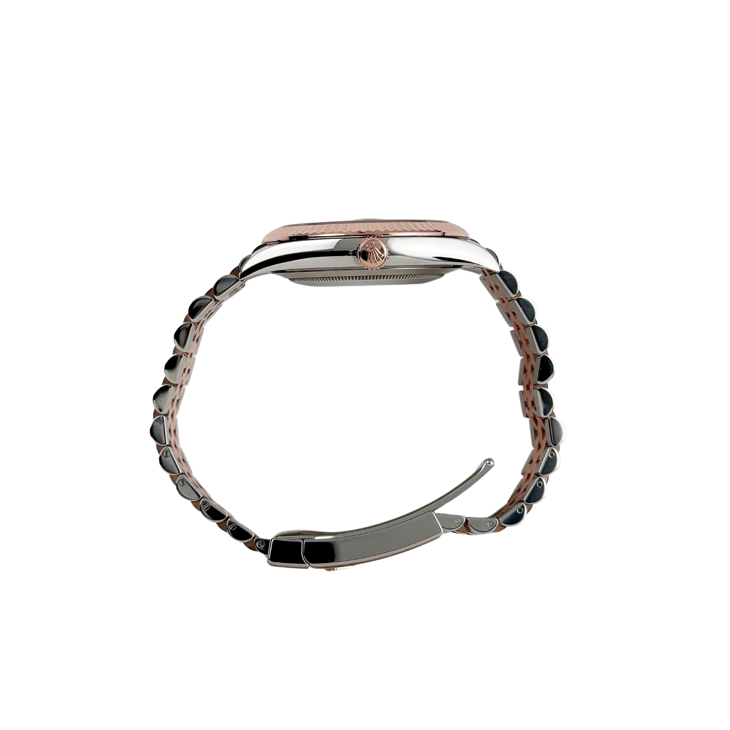 Datejust 41 126331 Rose Gold Stainless Steel Grey Motif Dial Jubilee