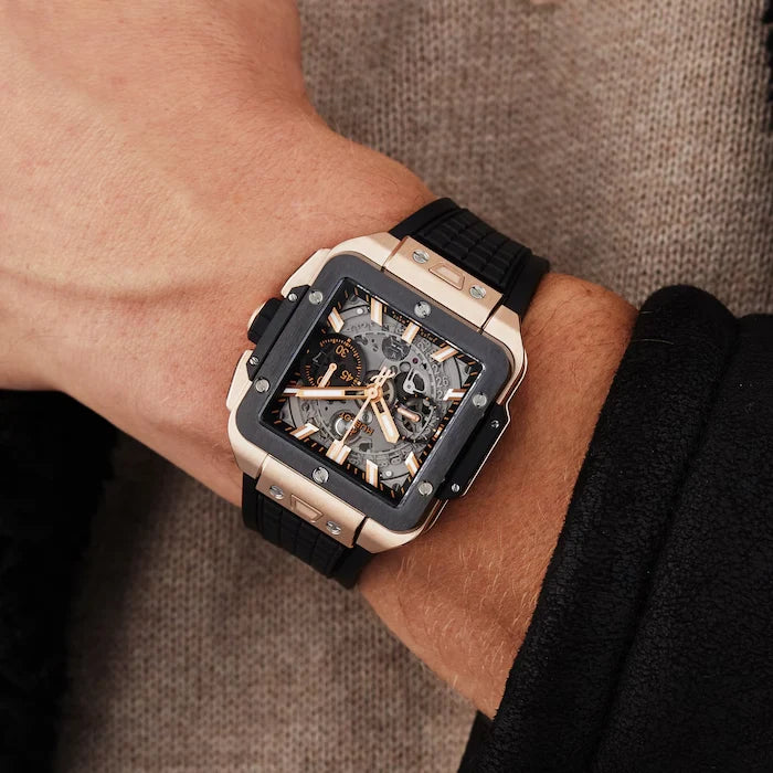 Square Bang Unico King Gold Ceramic 42mm Mens Watch 821.OM.0180.RX