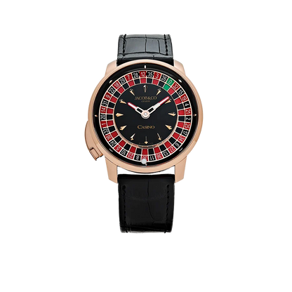 The Casino Tourbillon 44mm CA100.40.AA.AA.ABALA Rose Gold Black Onyx Dial Limited Edition