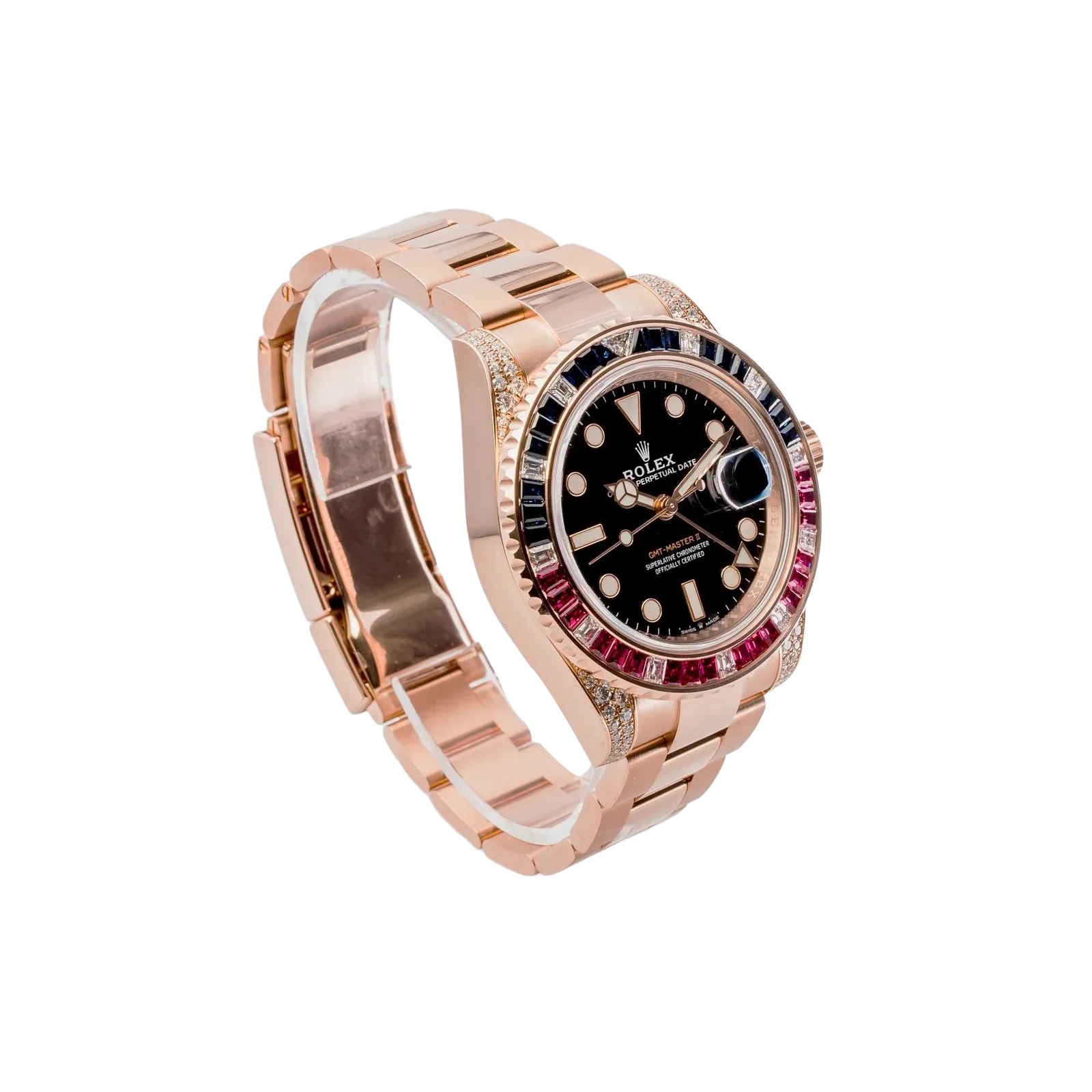 GMT-Master II 40mm Everose Diamond 126755SARU