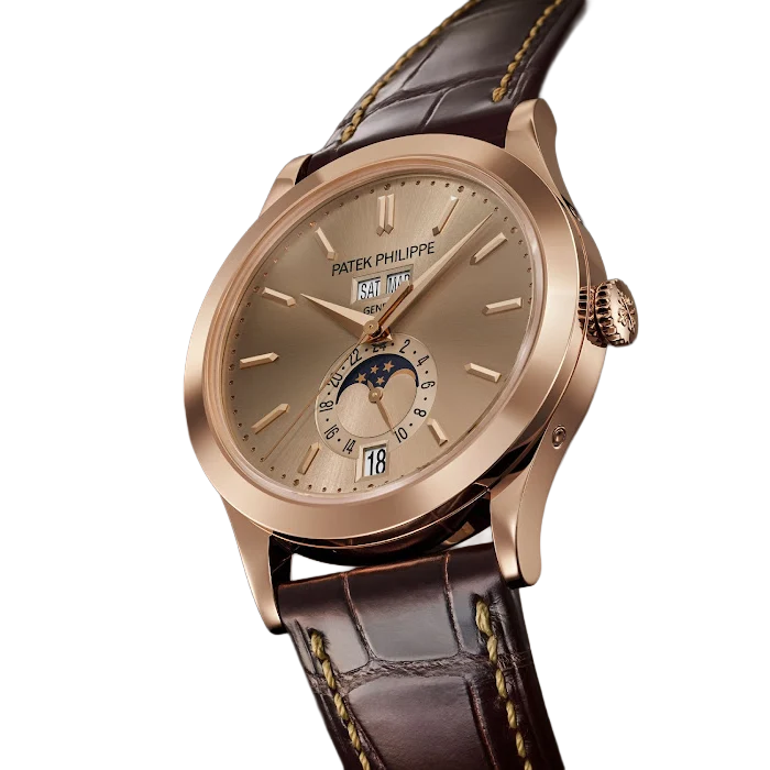 Complications 38mm 5396R-016 Annual Calendar Moon Phases Rose Gold Sand Beige Dial