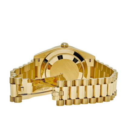 Day-Date 40mm 228348RBR Yellow Gold Diamond Bezel Champagne Diamond Dial