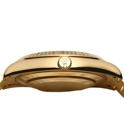 President Day-Date II 41mm 218238 18k Yellow Gold & Ruby Dial