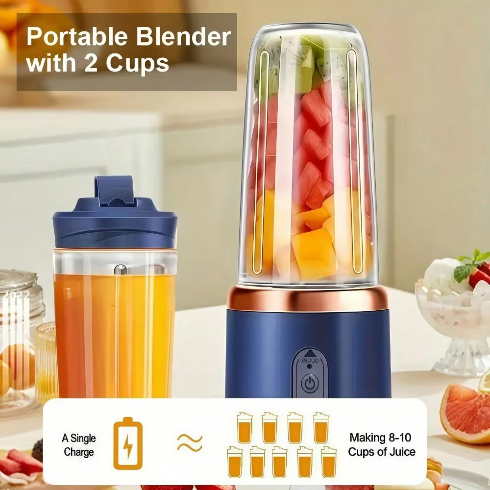 Portable Juicer Cup with Travel Cup