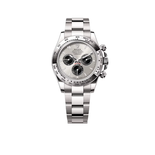 Daytona 40 mm White Gold Silver Dial Mens Watch M126509-0003