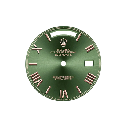 Day-Date Oyster Everose gold 40mm Green Olive 228235