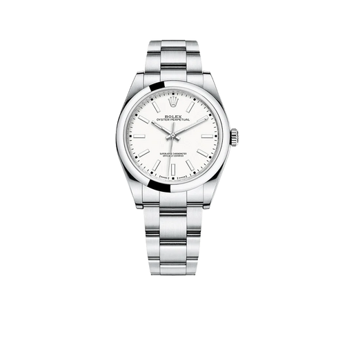 Oyster Perpetual 39mm Stainless Steel WhiteDial Men Watch 114300-0004 New 2025