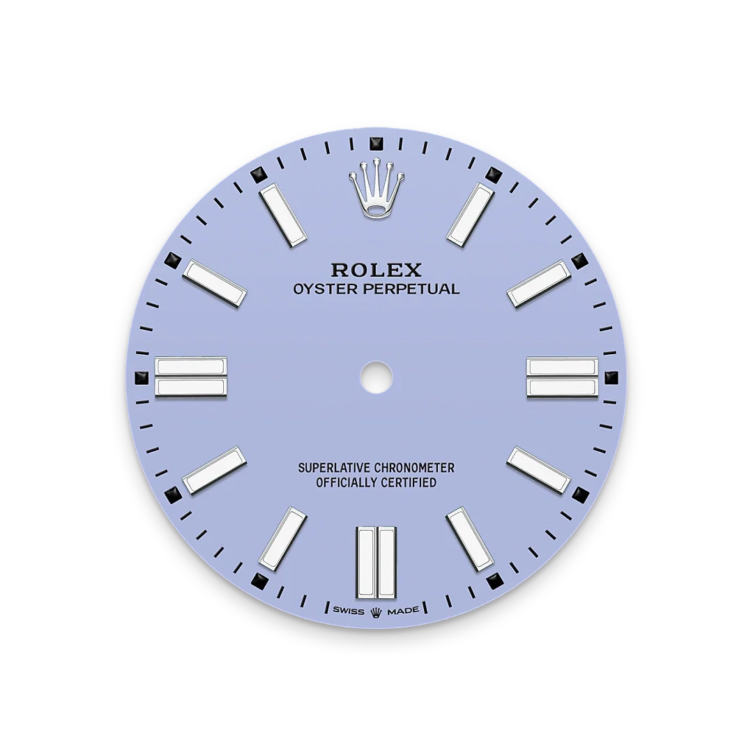Oyster Perpetual 41mm Stainless Steel Lavender Dial Men Watch 134300-0012 New 2025