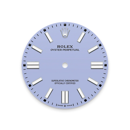 Oyster Perpetual 41mm Stainless Steel Lavender Dial Men Watch 134300-0012 New 2025