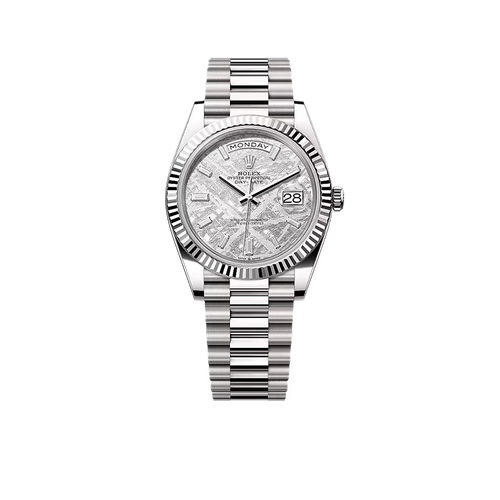 Day-Date 40 228239 White Gold Meteorite Diamond Dial