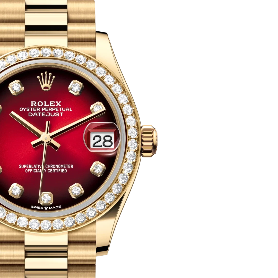 Datejust Oyster 31 mm Yellow Gold and Diamonds 278288RBR