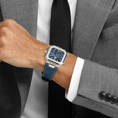 Cubitus 45mm 5822P-001 Platinum Blue Dial Moon Phase