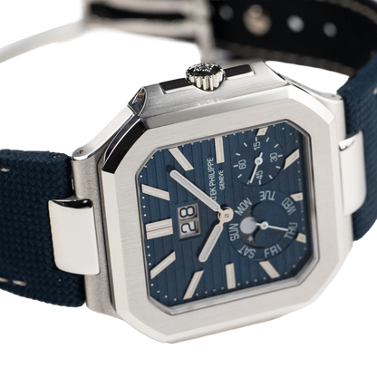 Cubitus 45mm 5822P-001 Platinum Blue Dial Moon Phase