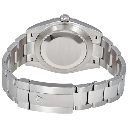 Datejust 41mm Oystersteel and white gold, blue and diamond-set dial 126334-0015