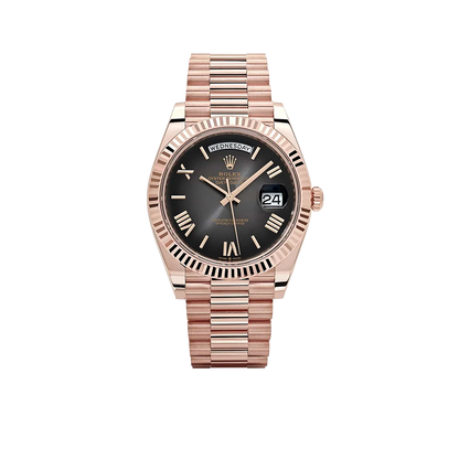 Day-Date 40mm 18K Everose Gold with Slate Ombre Dial 228235