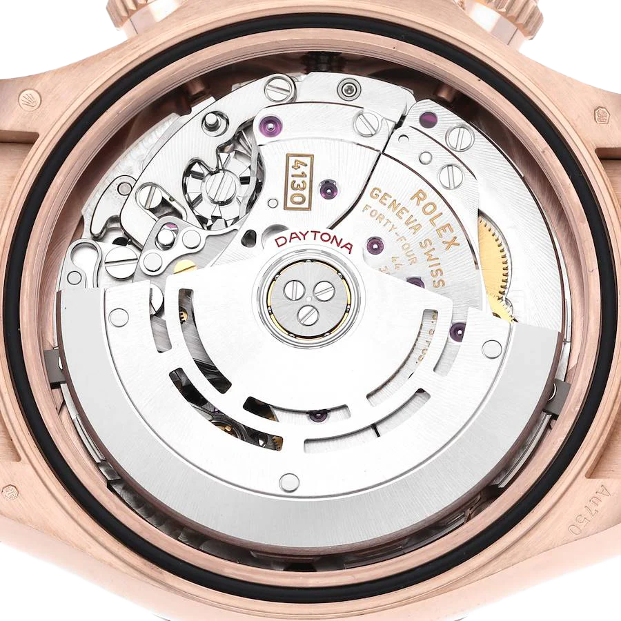 Daytona 40mm Rose Gold Oysterflex Mens Watch 116515LN