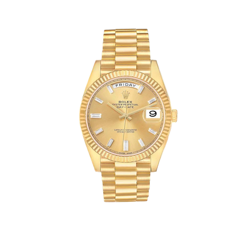 President Day-Date 40mm Yellow Gold Diamond Mens Watch 228238