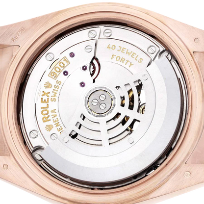 Sky-Dweller 42mm Rose Gold Chocolate Brown Dial Mens Watch 326235