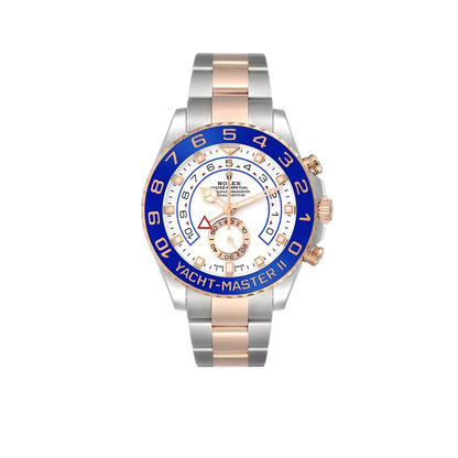 Yachtmaster II 44mm Steel Rose Gold Mens Watch 116681