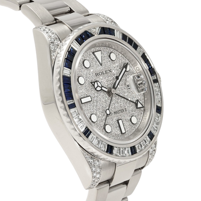 Oyster Perpetual GMT-Master II 40mm White Gold Blue Sapphire Bezel 116759SA
